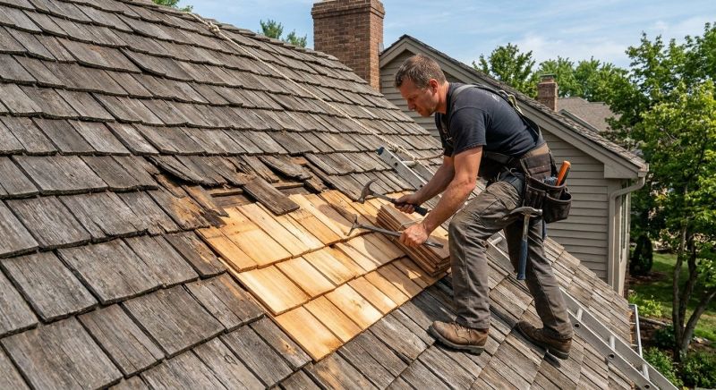 Wood Shake Roof Repair in North Apollo, PA