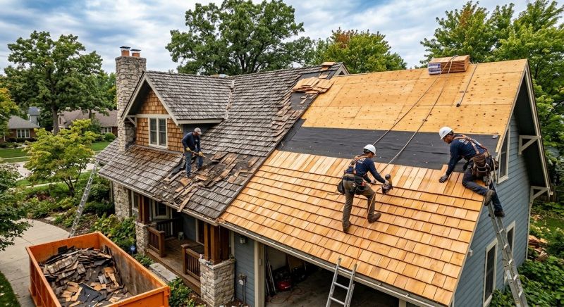 Wood Shake Roof Replacement in Turtle Creek, PA
